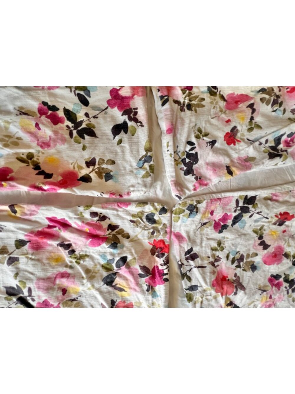 Anthropolgie Deanna Duvet Cover Queen Floral Helen Dealtry Button Close Retired - Picture 6 of 14